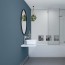 Panneau mural décoratif intérieur PVC Satiné Bleu "Twilight" Altro Whiterock Satins pour salle de bains 3