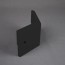 Angle externe pour Plinthe Polyéthylène Noire avec découpe pour U de sol
