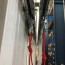 Rideau a lanieres PVC coulissant double rail vue de profil