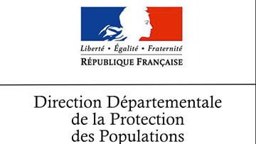 Logo Direction Départementale de la protection des population qui effectue l'inspection d'hygiène alimentaire