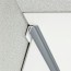 Congé d'angle interne gris distant thunder pour plaques PVC épaisseur 2-3 mm en situation
