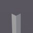 Corniere PVC 60 x 60 mm gris metal (585)