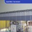 Rideau standard azuré bleu transparent sur mesure 2