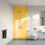 Panneau mural décoratif intérieur PVC Satiné Jaune "Honeydew" Altro Whiterock Satins pour salle de bains