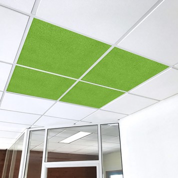 dalle acoustique vert emeraude