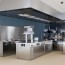 Réalisation paroi salle de bain avec Panneau mural décoratif intérieur PVC Satiné Bleu "Twilight" Altro Whiterock Satins