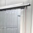 Rideau à lanières PVC coulissant trafic intensif standard neutre sur mesure (582)
