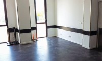 lisses de polyéthylène installées dans une entrée