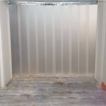 Rideau translucide trafic intensif sur mesure
