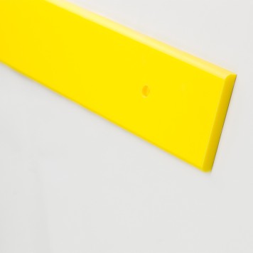 Lisse de protection murale Polyéthylène jaune sur mesure
