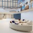 Réalisation crédence cuisine avec Panneau mural décoratif intérieur PVC Satiné Bleu "Flint" Altro Whiterock Satins