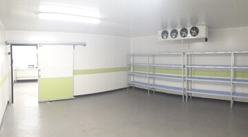 Renovation chambre froide plaques lambris PVC