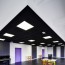 dalle faux plafond noir