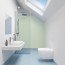 Panneau mural décoratif intérieur PVC Satiné Vert "Serenity" Altro Whiterock Satins pour salle de bains 2