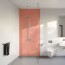 Panneau mural décoratif intérieur PVC Satiné Orange "Clay" Altro Whiterock Satins pour salle de bain