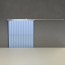 Rideau à lanières PVC coulissant trafic intensif standard neutre sur mesure - 1457