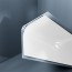 Congé d'angle interne PVC blanc pure innocence 30 mm x 30 mm en 2 parties Altro pour habillage angle panneaux muraux épaisseur 2,5 mm