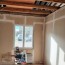 Chantier pour la mise en place d'un faux plafond