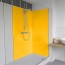 Panneau mural décoratif brillant jaune Altro Whiterock Chameleon Taxi Cab - parois de douche