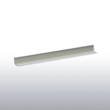 Cornière de rive noire 24x19mm longueur 3,05 ml