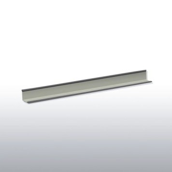 Cornière de rive noire 24x19mm longueur 3,05 ml