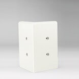 Angle externe pour Plinthe Polyéthylène blanche