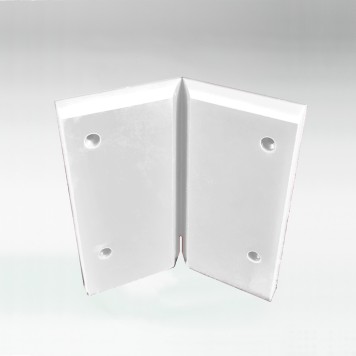 Angle interne pour plinthe Polyéthylène blanche