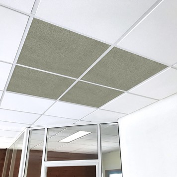 dalle acoustique gris silex