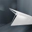 Baguette d'angle externe (sortant) PVC blanche 40 mm x 40 mm en 2 parties ALTRO pour panneaux muraux épaisseur 2,5 mm