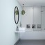 Panneau mural décoratif intérieur PVC Satiné Bleu "Breeze" Altro Whiterock Satins pour salle de bains 3
