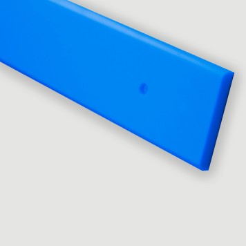 Lisse de protection murale Polyéthylène bleue sur mesure