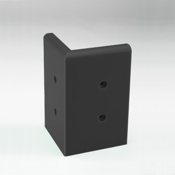 Angle externe pour Plinthe Polyéthylène noire