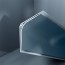 Congé d'angle interne PVC bleu twilight 30 mm x 30 mm en 2 parties Altro pour habillage angle panneaux muraux épaisseur 2,5 mm