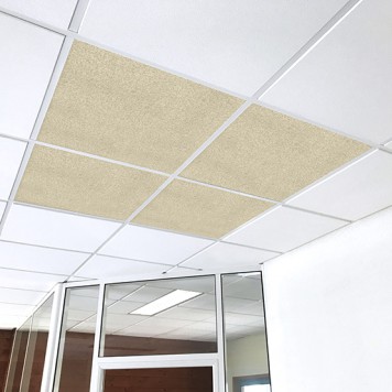 dalle acoustique marron calcaire