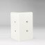Angle externe pour Plinthe Polyéthylène blanche