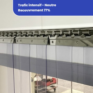 Rideau trafic intensif standard neutre recouvrement 77% (457) 2