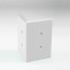 Angle externe pour Plinthe Polyéthylène blanche