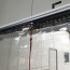Rideau a lanieres PVC coulissant double rail (857)