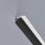 Congé d'angle interne noir dakota pour plaques et revêtements épaisseur 2-3 mm