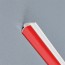 Congé d'angle interne rouge moulin rouge pour plaques et revêtements épaisseur 2-3 mm