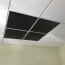 Dalle de faux plafond noire en situation (725)