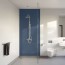 Panneau mural décoratif intérieur PVC Satiné Bleu "Twilight" Altro Whiterock Satins pour salle de bains