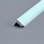 Baguette angle externe bleu vert mint