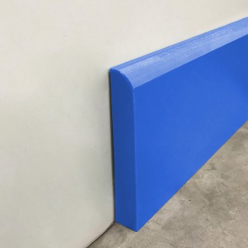 Plinthe en Polyéthylène bleue
