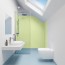 Panneau mural décoratif intérieur PVC Satiné Vert "Orchard" Altro Whiterock Satins pour salle de bains 2
