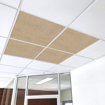 dalle acoustique marron dune
