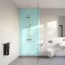 Panneau mural décoratif intérieur PVC Satiné Bleu Jade "Mint" Altro Whiterock Satins pour salle de bains