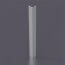Corniere PVC gris metal 40 x 40 mm