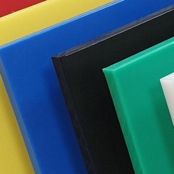 Plaque de découpe ou billot PEHD 500 sur mesure couleur (590)
