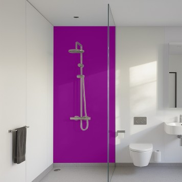 Panneau mural décoratif brillant jaune Altro Whiterock Violet Feng Shui pour salle de bain